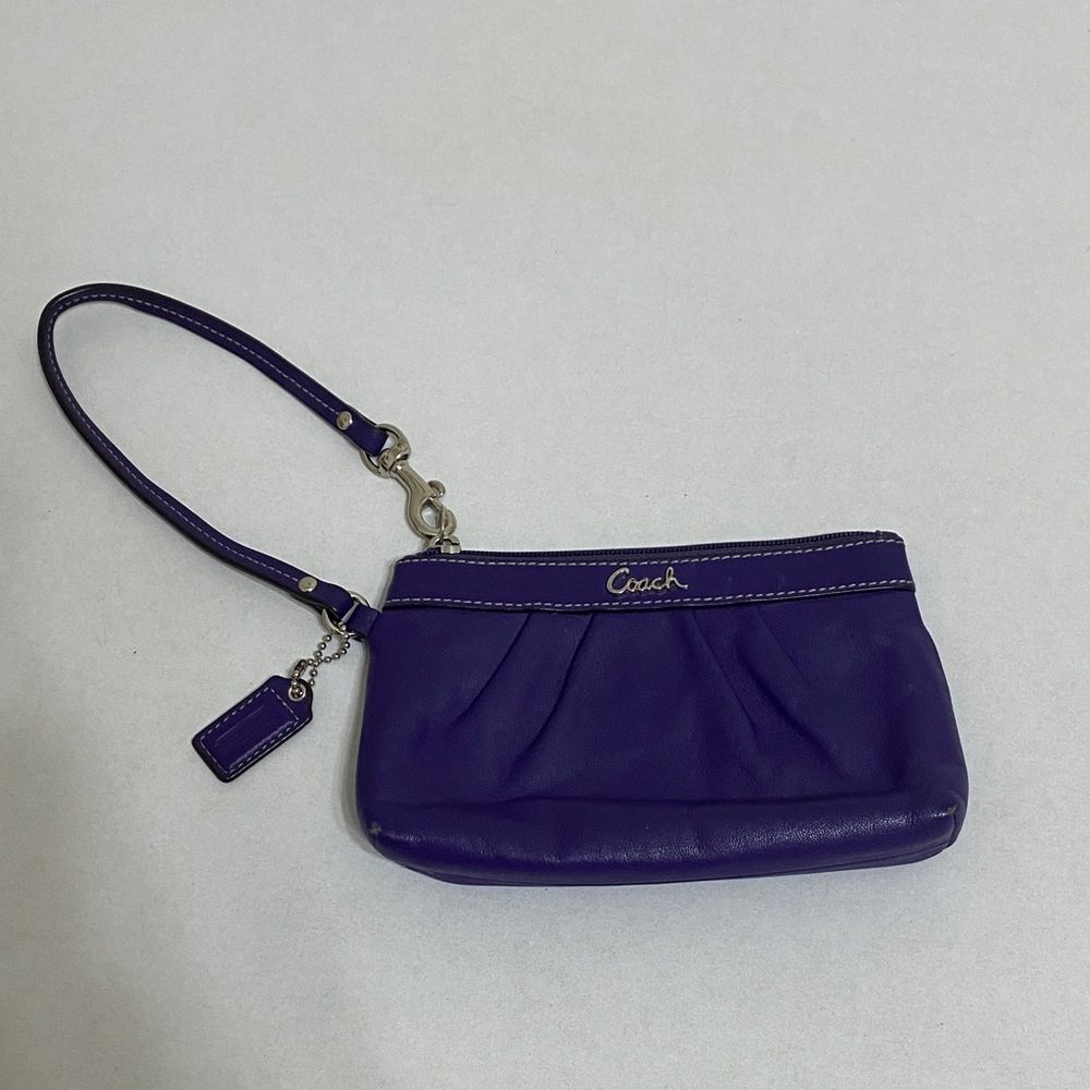 Coach Deep Purple Wristlet - Picture 6 of 9